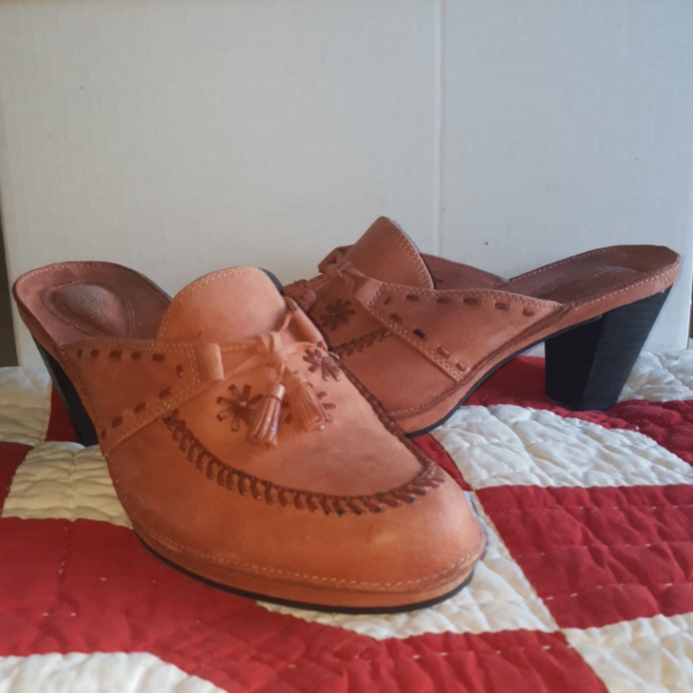 Clark's Artisan Terracotta Mules
